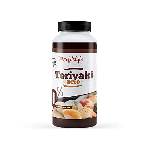 Salsa Teriyaki 0% FITstyle 265ml | Sin azúcar y sin grasas | Textura espesa y sabor intenso | Apto para dietas